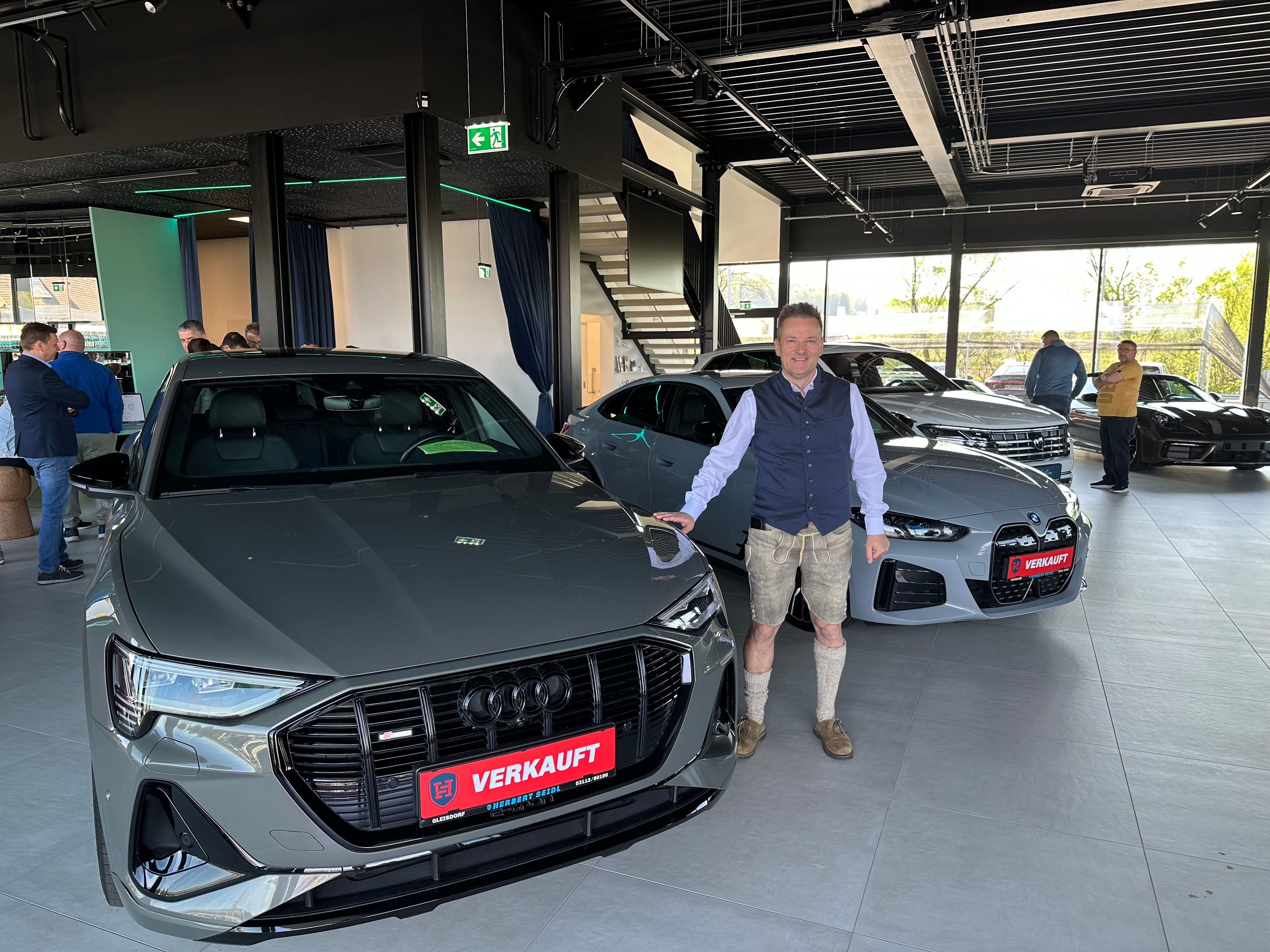 Herbert Seidl mit Audi E-Tron